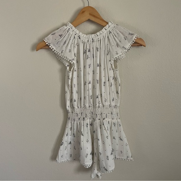 Mimi and Maggie Floral Branches Print Cream Romper Size 5 NWT - Picture 7 of 7